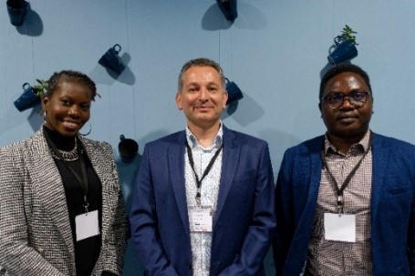 The organisers of the colloquium on Energy efficient refrigeration systems for supermarkets & shopping centres: Maxiline Tamko, Gerhard Frei and Japhet Habimana